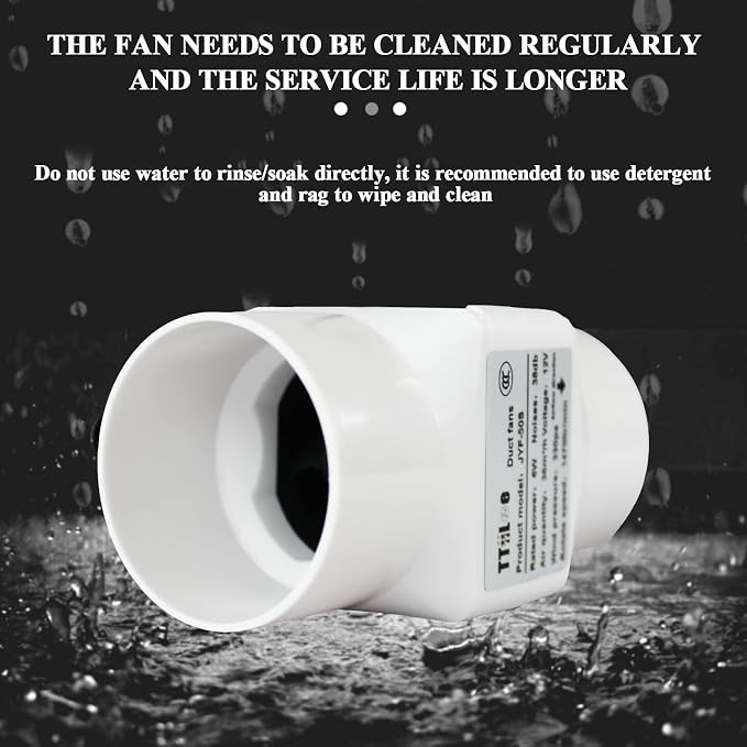 2” 18W Duct Ventilation Fan 50mm - Image 8
