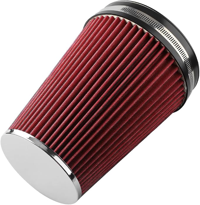 152mm 6" High Flow Cold Air Intake Filter, High-Performance Clamp-On Washable - Image 6