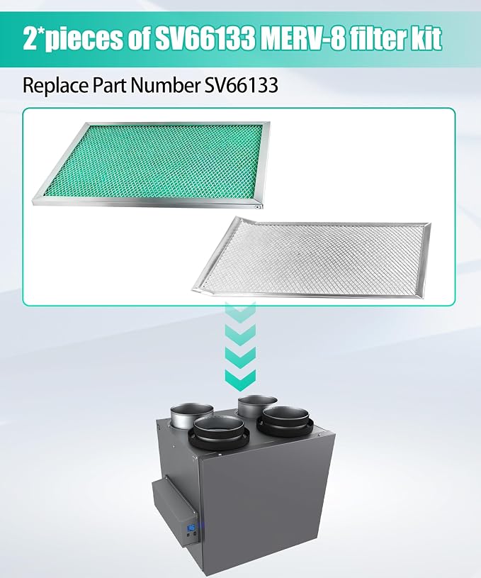 2Pcs SV66133 MERV8 Filter Kit Fits - Image 3