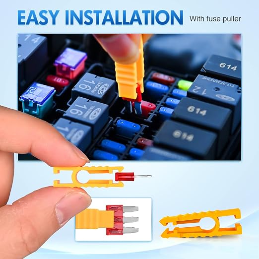 Nilight 60PCS Micro3 Fuse ATL Blade Assortment Kit 3 Prong Micro Blade Car - Image 6