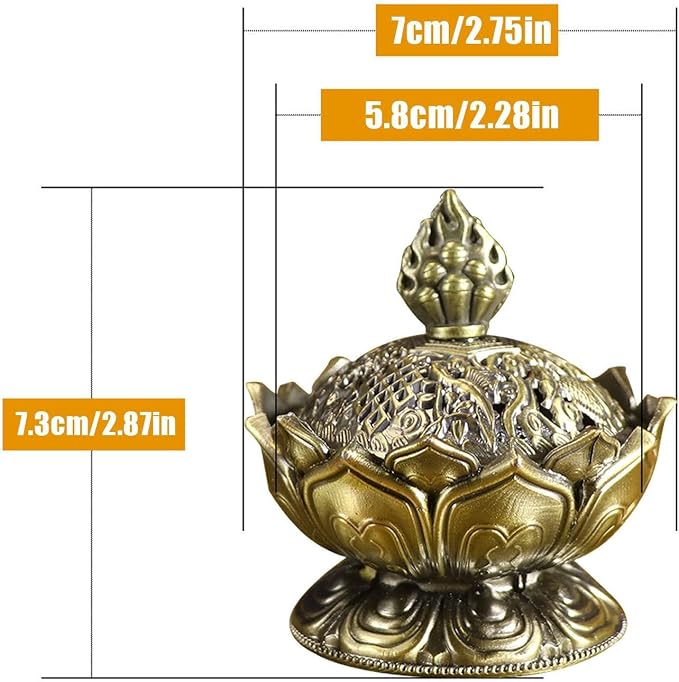 Cone Burner Statue – Aromatherapy Incense Base, Meditation Room Stand | Air - Image 7