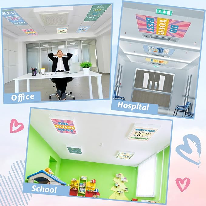 8 Pcs Fluorescent Light Covers - Image 4