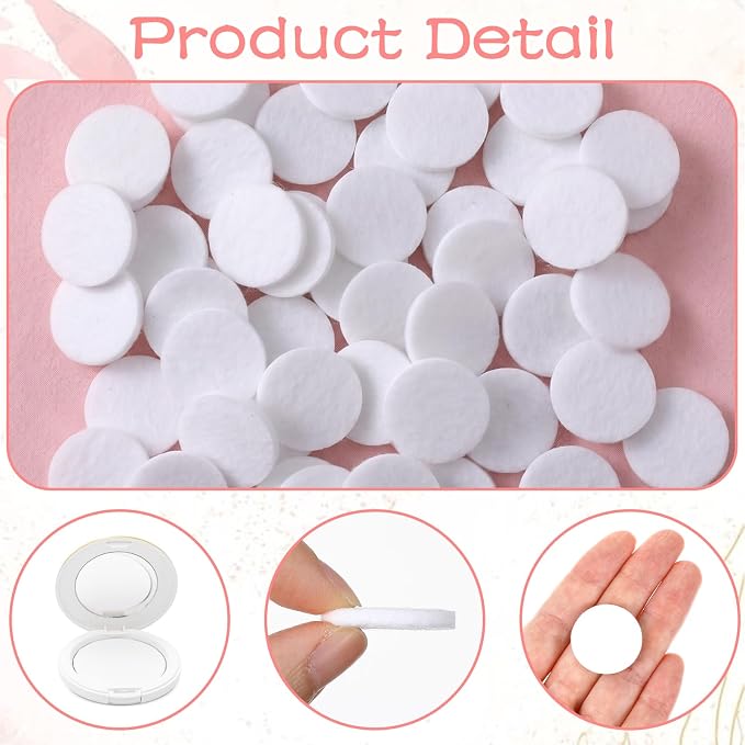 50 Pcs Diffuser Refill Pads, 0.9 x 0.1 Inch Round Essential Oil Perfume Refill - Image 6