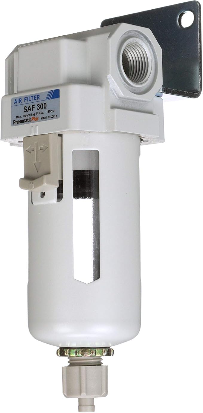 PneumaticPlus SAF300-N03B Compressed Air Particulate Filter 3/8" NPT, 10 Micron - Image 3