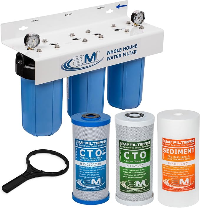 Applied Membranes Inc. 3-Stage Whole-House Water Filter System - Image 2