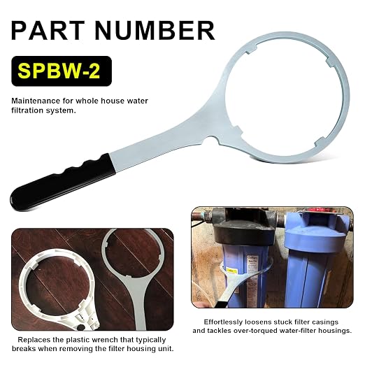 Whole House Water Filter Wrench 6.29 in, Compatible - Image 3