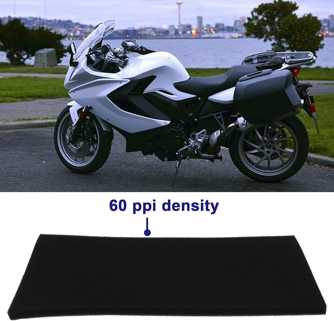 2pcs Air Filter Foam 28x15x1cm 60PPI Filter Mat Filter Insert - Image 3