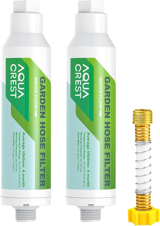 AQUA CREST Garden Hose Water Filter by AQUACREST