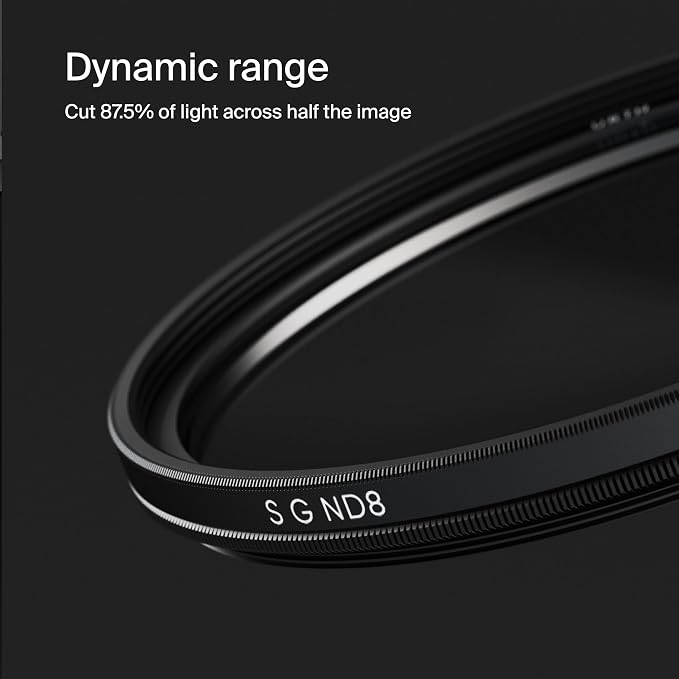 Urth 55mm Soft Graduated ND8 Lens Filter — 3-Stop, Ultra-Slim 20-Layer - Image 4
