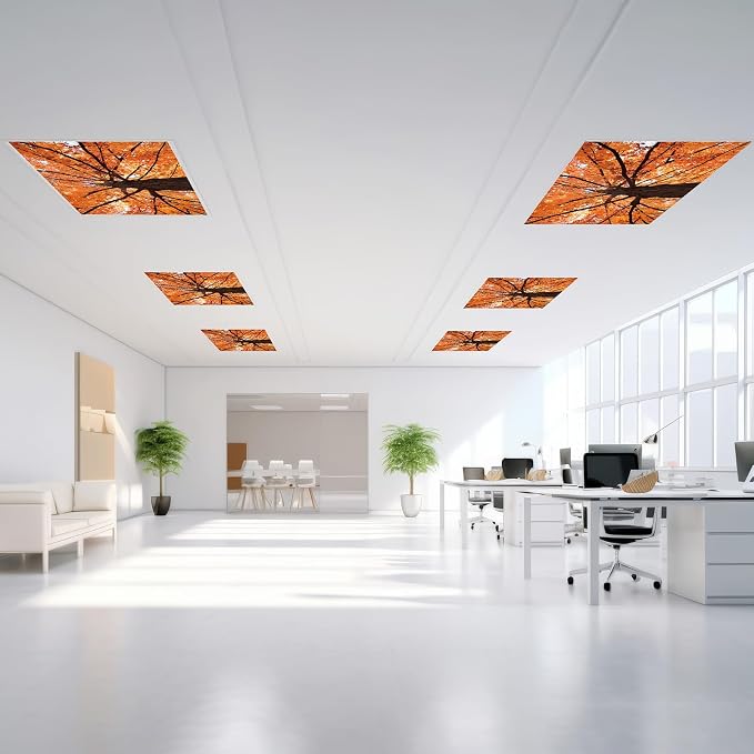 Outus Fluorescent Light Cover Classroom Lighting Cover - Image 6