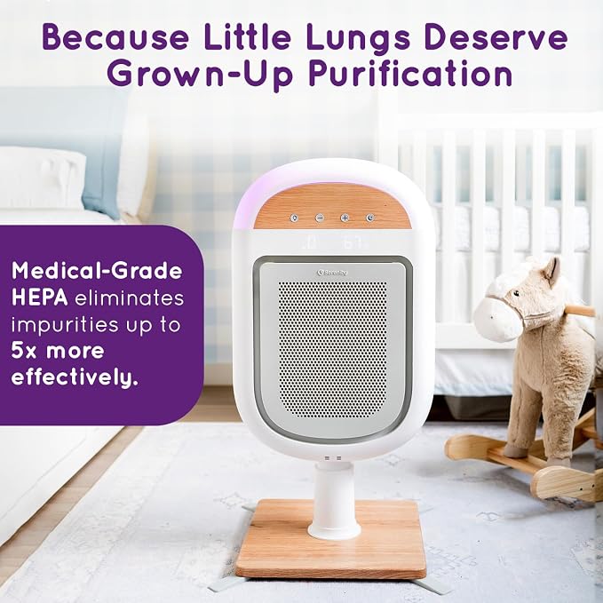 Air Purifier for Baby | Proprietary Safe-Sleep Design | Medical-Grade HEPA - Image 3