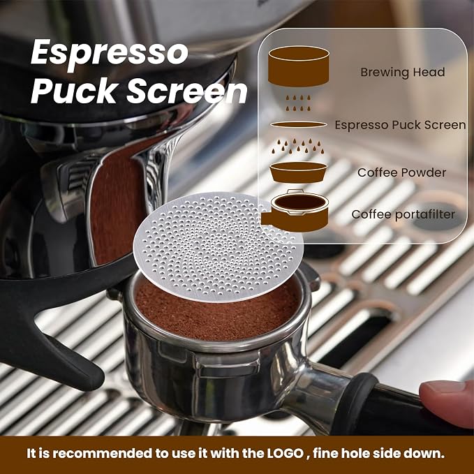 2Pack Stainless Steel Espresso Puck Screen - Image 5