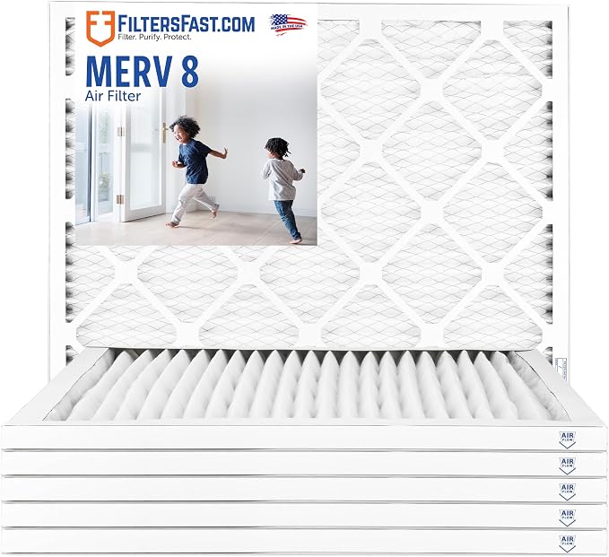 Filters Fast 14x24x1 Air Filter MERV 8, Made in the USA, Actual Size: by FiltersFast
