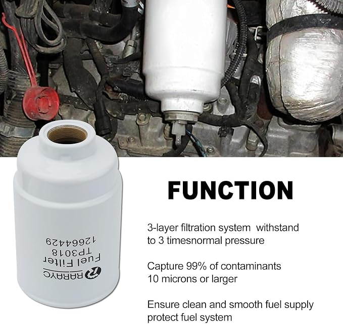 Diesel 6.6L Duramax Filter Kit Fuel/Oil/Air/Transmission Filter, Compatible - Image 6