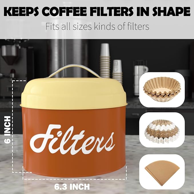 Brown Basket Coffee Filter Holder - Image 2