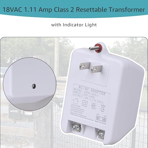 18V 1.11A Class 2 Resettable Transformer Compatible - Image 4