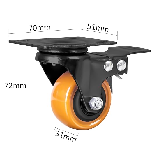 Finnhomy Caster Wheels Set of 4 - Image 3