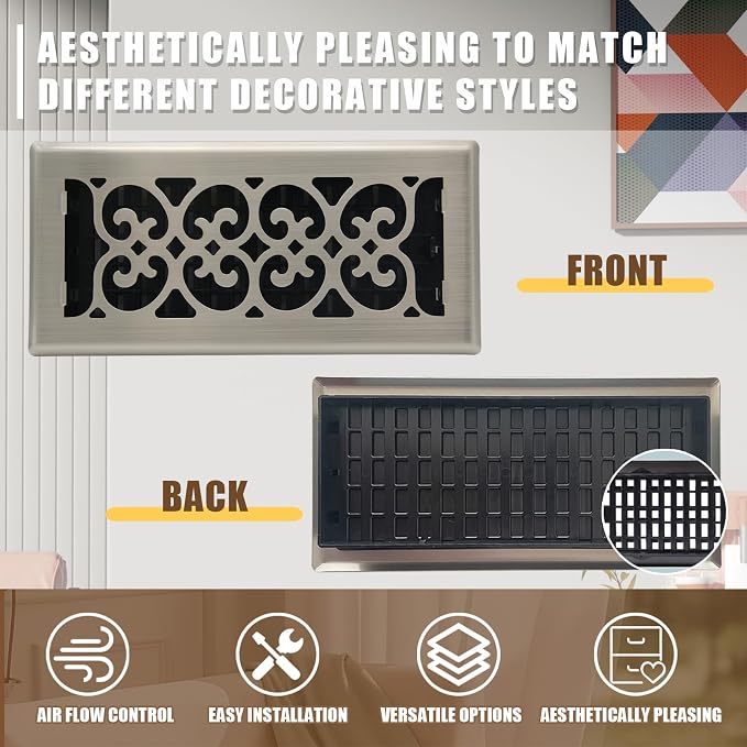 Floor Vents Register Decorative Floor Vent - Image 2
