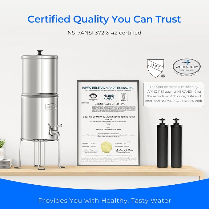 Waterdrop Upgrade Gravity-fed Water Filter System, - Image 5