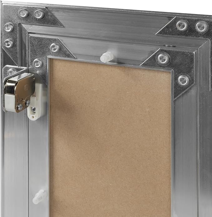 6" x 12" Inch Aluminum Drywall Access Panel - Service Shaft Door - Plumbing, Electricity, Heating, Alarm Wall Inspection hatch for Drywall - Bathroom Service Access Hole Cover