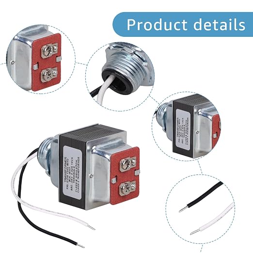 Transformer Compatible with Aprilaire Humidifier, 24V 10VA Transformer - Image 3