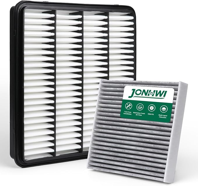 Engine & Cabin Air Filter Set for LX570, LAND CRUISER, LAND CRUISER, Replace by Makeyourlifeeasier