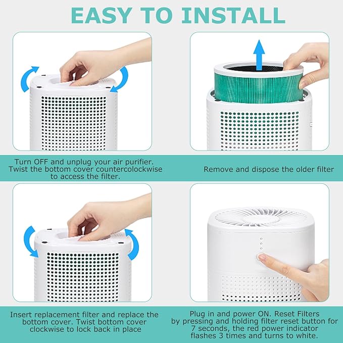 HY1800 H13 True HEPA Replacement Filter Compatible - Image 6