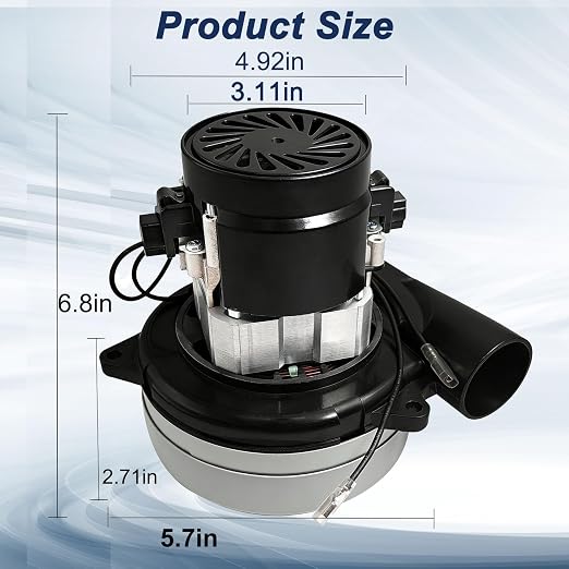 116392-00/116392-01 Vacuum Motor, Electric Vacuums Pump Blower Motor - Image 5