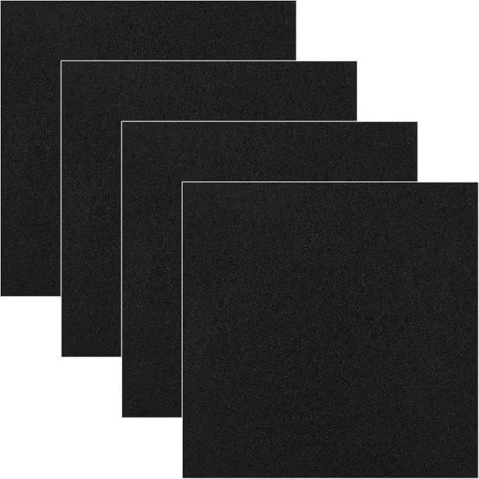 4 Pack 5inch Charcoal Filters for Kitchen Compost Bin, Compost Filters for by IOUALEY