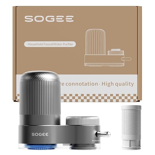 Faucet Water Filter, NSF 42 Certified Sink Water Filter by Sogee