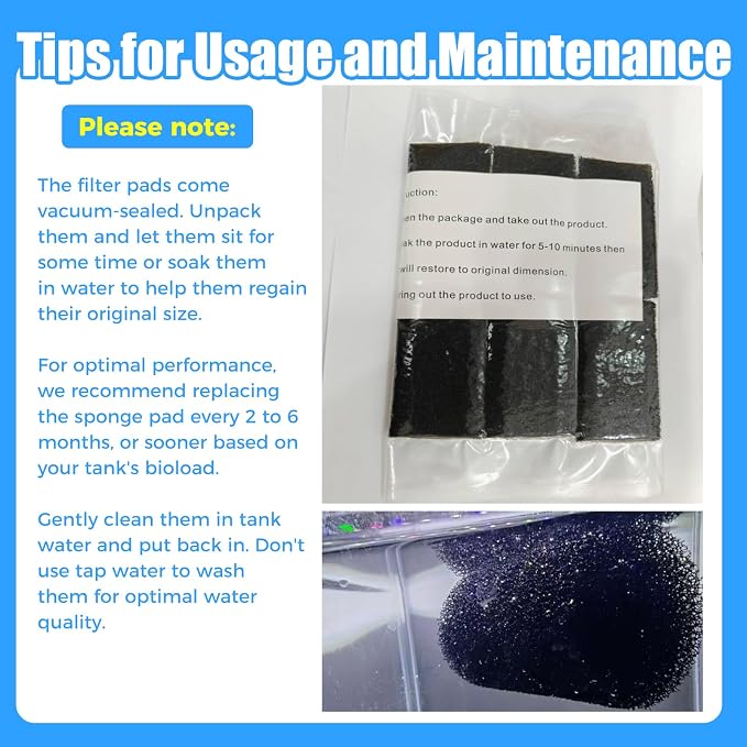 AQUANEAT 6-Pack Pre-Filter Sponge - Image 6