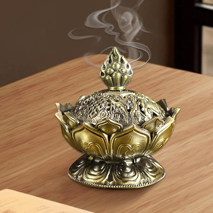 Cone Burner Statue – Aromatherapy Incense Base, Meditation Room Stand | Air - Image 6