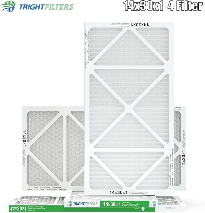 14x30x1 Air Filter 4 Pack, MERV 8 Pleated Dust Defense Air Filters Replacement - Image 9