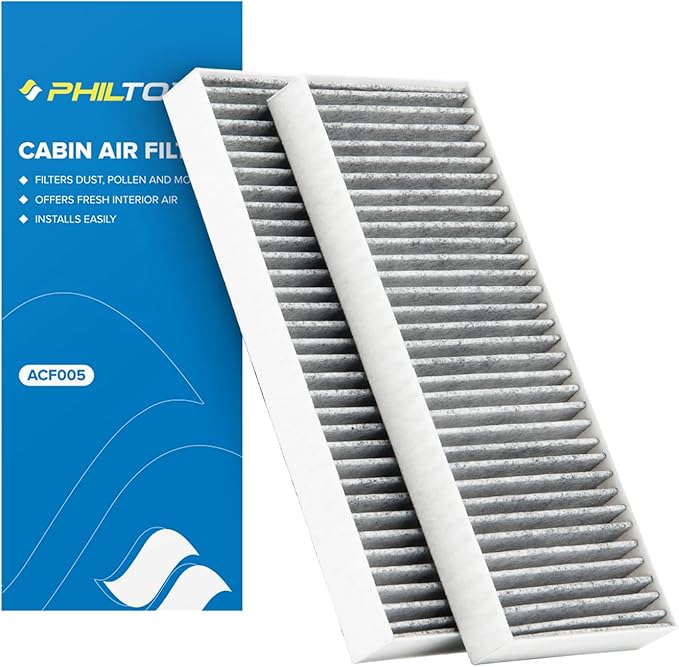 PHILTOP HEPA Cabin Air Filter w/Activated Carbon, Compatible by PHILTOP
