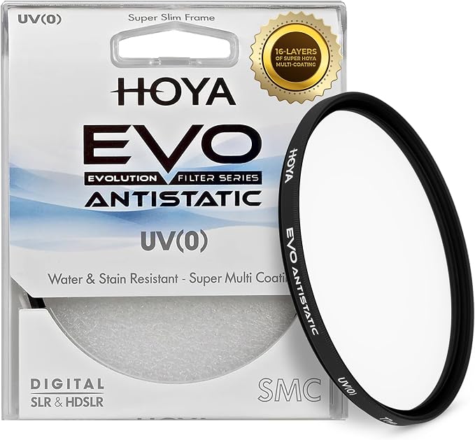 Hoya EVO Antistatic 82mm UV Filter — Camera Filters by HOYA