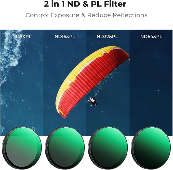 K&F CONCEPT CPL ND Filter Kit Compatible - Image 3