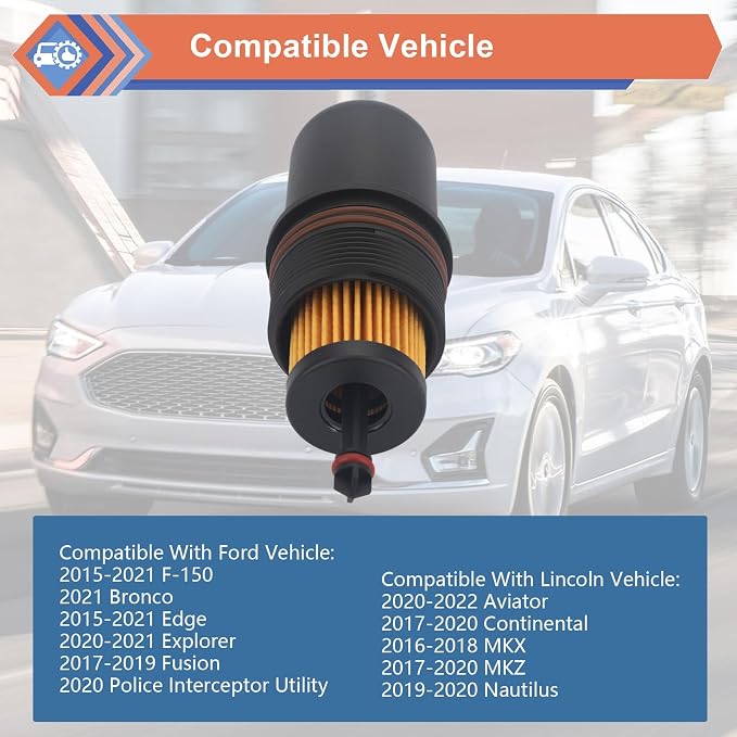 ZONFANT Oil Filter Cap Cover Compatible - Image 3
