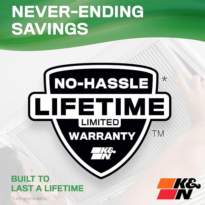 K&N 20X25X1 HVAC Furnace Air Filter, Lasts a Lifetime, Merv 13, the Last HVAC - Image 7