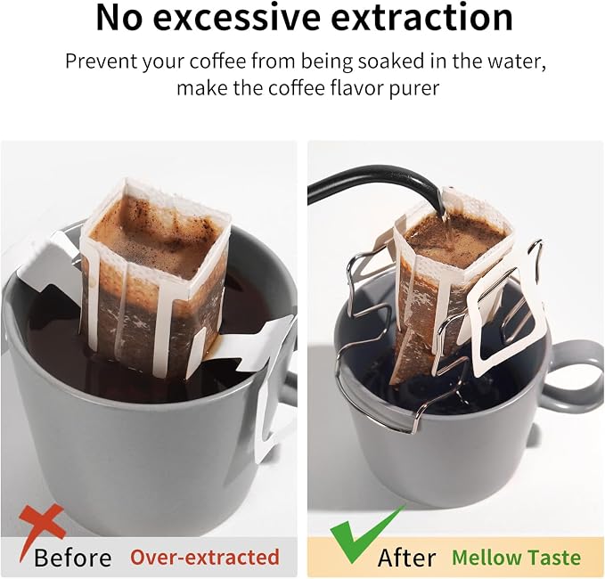 Hanging Ear Drip Coffee Bag Holder - Image 4