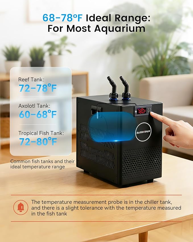 BAOSHISHAN Aquarium Chiller 26gal 1/13 HP Fish Tank Chiller Water Chiller - Image 4