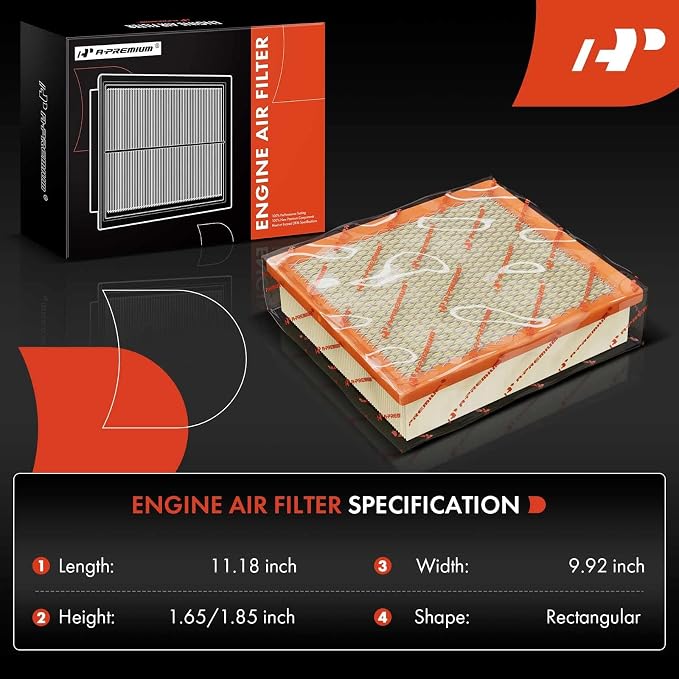 A-Premium Engine Air Filter Compatible - Image 2