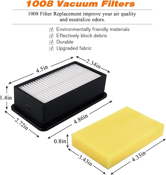 1008 Vacuum Filters 2 + 2 Pack by Blutoget-Fit - Image 5