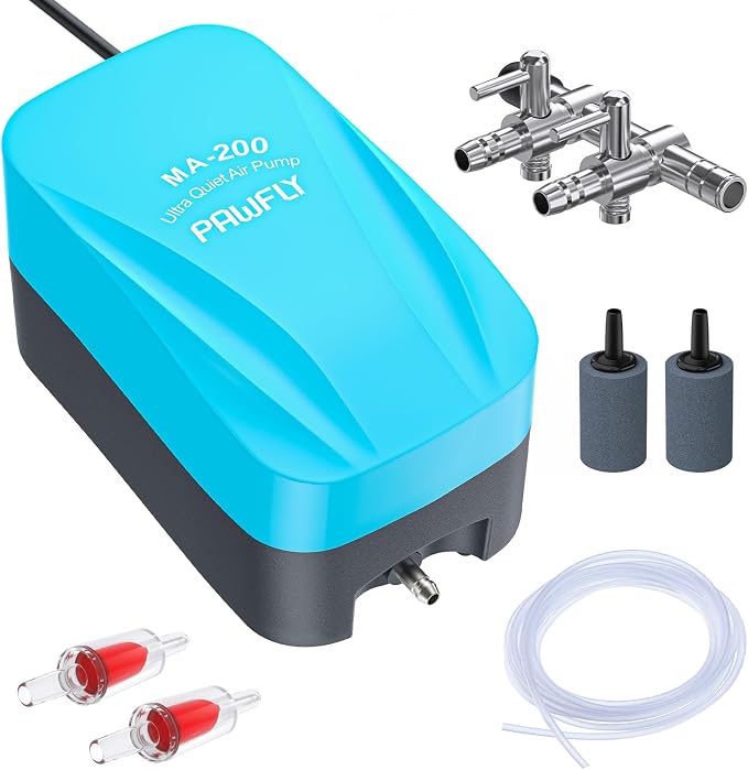 Pawfly Aquarium Air Pump 60 GPH Oxygen Pump by Pawfly