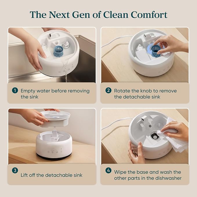 Levoit Humidifiers for Bedroom 4.2L Top Fill for Large Room, NeoClassic 450 | - Image 8
