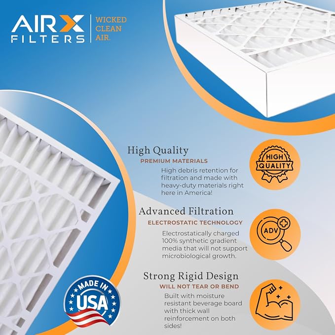 AIRX FILTERS WICKED CLEAN AIR. 16x25x5 Air Filter MERV 11 Compatible - Image 4
