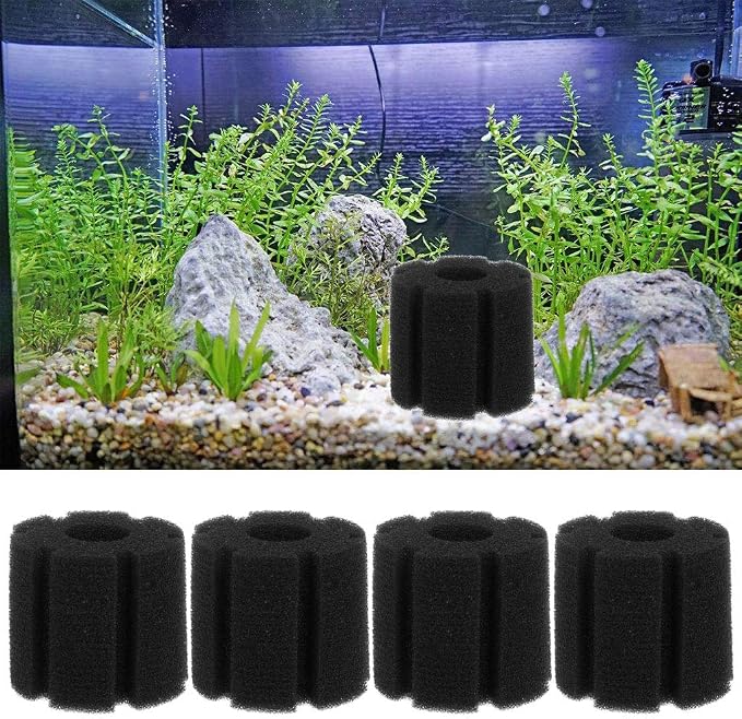 4 Pcs Aquarium Filter Sponges Replacement Media - Image 5