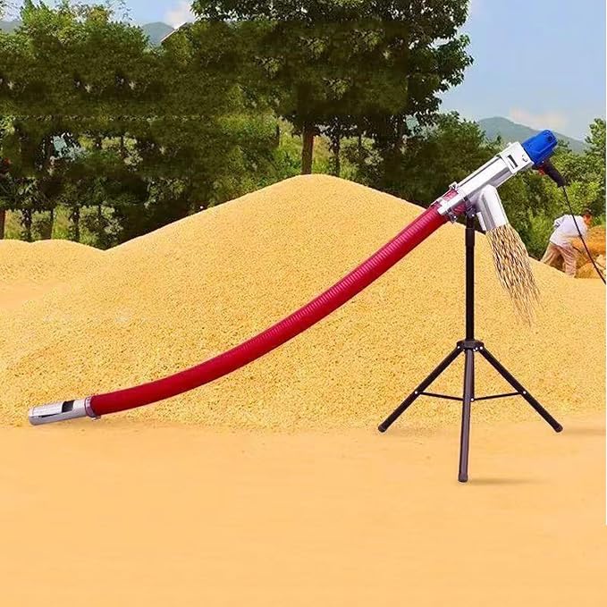 Red Portable Grain Suction Machine by Unknown