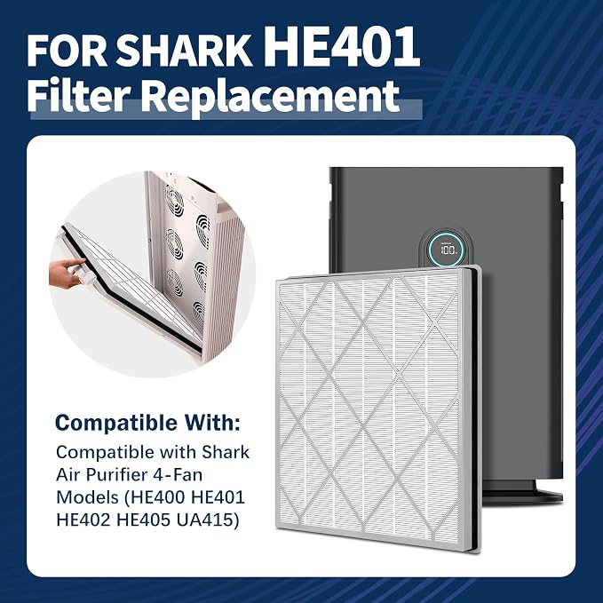 3 Pack HE401 Replacement Filter Compatible - Image 3