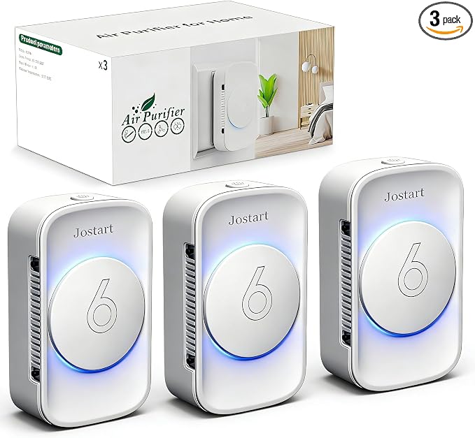 Air Ionizer for Home, Ionic Air Purifier Plug in by Jostart