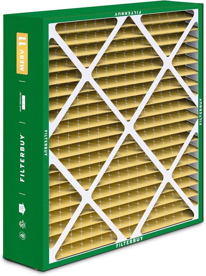 Filterbuy 20x25x5 Air Filter MERV 11 Superior Pet & Allergy Defense, Pleated - Image 9